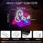 DJ Ghost Halloween Neon Sign, Dimmable LED Music Neon Sign for Wall Decor - Image 7