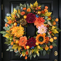 Waipfaru 2Pcs 26 in Harvest Fall Wreaths for Front Door Decor with Pumpkin by Waipfaru