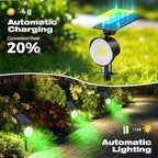 nipify Solar Spot Lights Outdoor Waterproof, Landscape Spotlights - Image 4