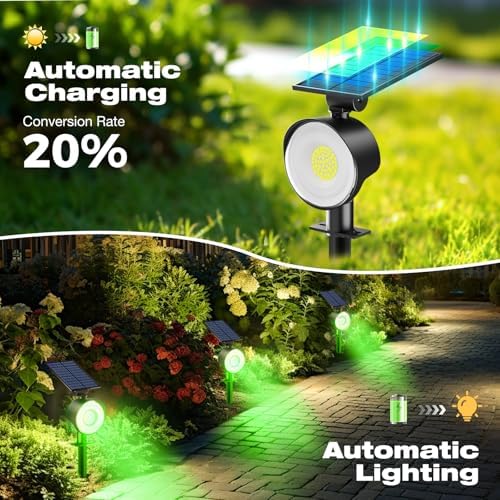nipify Solar Spot Lights Outdoor Waterproof, Landscape Spotlights - Image 4