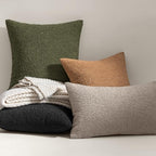 MIULEE 20x20 Decorative Boucle Couch Pillow Covers Black - Image 5