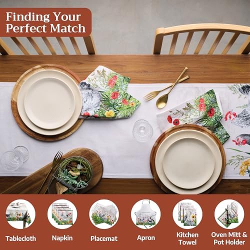 Maison d' Hermine Table Runner 100% Cotton 14.50" x 108" (Single Layer) - Image 4