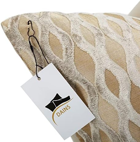 22x22 Beige Pillow Covers, Gold Cushion Throw Velvet Covers ,Velvet Beige Gold Square Modern Style for Living Room, Couch, Sofa, Bed, Chair, Cover Pillow Cover for Couch Bed and Chair (No Insert) - Image 2