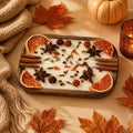 Maple Sugar Scented Wooden Dough Bowl Candle, 6 Wood Wicks, Fall Decor, Thanksgiving Centerpiece by FCMSHAMD