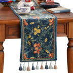 Patdrea Designer Vintage French Velvet Table Runner,12"X87"-Herbert C by patdrea