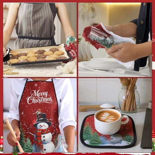 Bonuci 12 Pcs Christmas Kitchen Sets Decoration for Xmas Women Gift - Image 5
