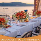 24 Bundles Burnt Orange Peonies Artificial Flowers for Centerpieces - Image 3
