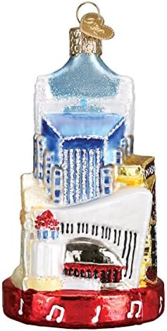 Old World Christmas Nashville Glass Blown Ornament for Christmas Tree, Handcrafted Holiday Decoration, Landmark Collection - Image 3