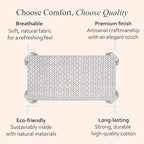 CPC Sandstone Regal Tablecloth 100% Cotton 70x108 Inch Indian Block Print Rectangle Table Cover, Table Cloth for Gifting in Weddings, Halloween, Fall, Christmas, Thanksgiving - Image 6