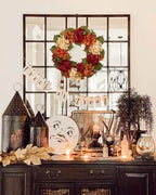 Fall Wreaths for Front Door 20 inch Autumn Wreath with Hydrangeas Berries - Image 6