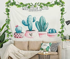 RECUTMS 6Pc Artificial Monstera Leaves Vine 5.9FT Plastic Palm Ivy Garland - Image 5