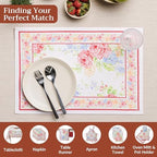 Maison d' Hermine Placemats Set of 4 Reusable 100% Cotton (13"x19") - Image 4