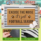 Tinideya 2 Pcs Football Layered Doormat Set for Game Day Front Porch - Image 3