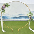 Wedding Arch Flowers 2PCS Artificial Flower Arrangements Purple - Image 5