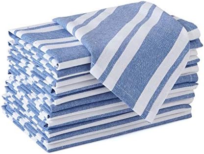 Encasa XO Cloth Napkins, Cotton Dinner Napkins 17"x17" by EncasaXO