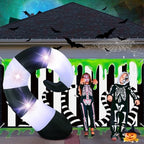 VIHOSE 4.69 ft Halloween Worm Inflatable with LED Lights - Image 7