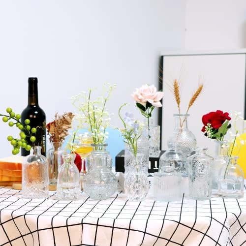 Glass Bud Vases Set of 32, Small Flower Vases for Wedding Centerpieces - Image 7