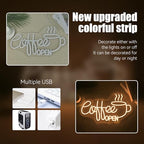 Open Neon Sign LED Coffee Storefront Night Light Decor for Cafe Station - Image 4