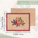 Maison d' Hermine Placemats Set of 4 Reusable 100% Cotton (13"x19") - Image 4