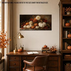 WAXWHELK Pumpkin Fall Canvas Wall Art, Autumn Thanksgiving Rustic Farmhouse Painting Pictures Artwork for Bedroom Living Room Home Decor (12"x24") - Image 4