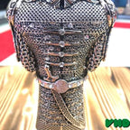 Muslim Armed Warrior Figurine Showpiece Accessory | Islamic Table Desk Home Decor | Islamic Decoration | Islamic Birthday Muslim Eid Ramadan Gift (2 x 3.3 x 8.8 Inches, Silver) - Image 4
