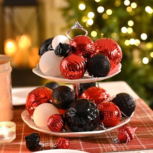 Valery Madelyn 100ct Christmas Tree Decorations Variety Ball Ornaments Set - Image 3