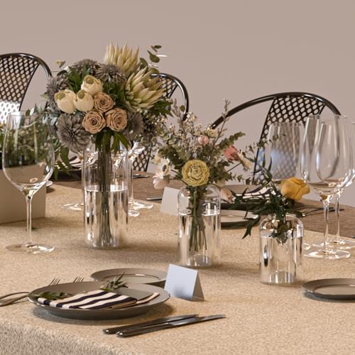 Set of 12 Glass Bud Vases in Bulk,Small Flower Vases for Centerpieces - Image 2
