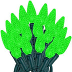 Novelty Lights 24FT 70 LED C6 Green Christmas String Lights, Outdoor by NoveltyLights-LightExperts