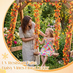 6 Pcs 6 ft Fall Artificial Flower Garland for Thanksgiving Decor - Image 6