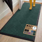 GORILLA GRIP WeatherMAX Door Mat, Indoor Outdoor Use, 72x24, Green Diamond by GorillaGrip