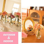 28 Clear Bud Vases in Bulk, Glass Small Bud Vase for Centerpieces - Image 6