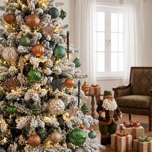 Valery Madelyn 100ct Christmas Tree Decorations Ball Ornaments Set - Image 2