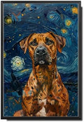 Metal Sign Vintage Tin Sign Rhodesian Ridgeback Starry Night Ridgeback Majestic Ridgeback in A Night Sky for Home Safari and Seasonal Displays Waterproof Aluminum 8×12 Inches with Metal Frame by YmyooForTinSign