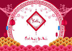 BELECO 12x8ft Fabric Happy Vietnamese New Year Backdrop 2026 TET Decorations Cherry Blossoms Lanterns Lunar New Year Party Decorations Holiday Photoshoot Studio Props - Image 5