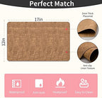 Maxpearl Faux Leather Placemats Set of 8, Easy to Clean, Brown - Image 5