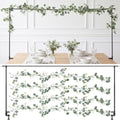 5 Pcs Over the Table Rod Stand, Black, Eucalyptus Garland by Unknown
