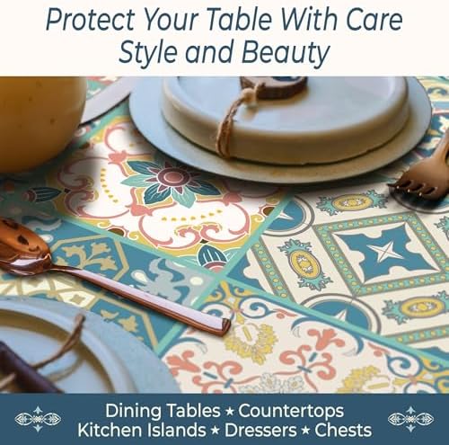 Heat Resistant Table Runner, 39 x 12 Inch - Venetian Beauty Design - Image 3