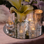 30 Pcs Assorted Clear Votive Candle Holders, Wedding Centerpieces Table Decorations, Glass Tea Lights Candle Holder for Party Decorations, Vintage Boho Candle Holders Bulk for Wedding Receptions - Image 6