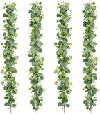 Faux Eucalyptus Garland 4 Pack, 5.9 Ft Each for Wedding Tables by Unknown