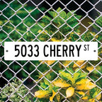 Custom Street Sign, Personalized Novelty Road, Blue Border, Christmas - Image 4