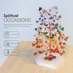 Crocon® Crystal Heart Base 7 Chakra Tree of Life, Birthday Gifts for Women - Image 2