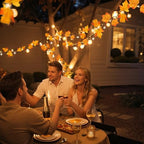 66ft Maple Leaves 200LED String Lights Fall Decor for Home Lighted Fall Garland Decorations Thanksgiving Halloween Decor Full String Lights for Indoor Room Autumn Harvest - Image 5