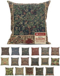 William Morris Tree Of Life Woven Tapestry Throw Pillow Cover 16 X 16 In by CCharlotteHomeFurnishings