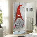 Qilmy Door Cover Decoration, Party Accessory Porch Decor for Festive Ornament Indoor Outdoor Covering 35 x 79 Inch, Christmas Gnome - Image 7