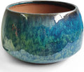 Reactive Glaze Peacock Color 11" Ceramic Plant Pot，Large Flower Pot Planter by Unknown