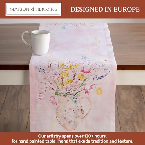 Maison d' Hermine Table Runner 100% Cotton 14.50" x 108" (Single Layer) - Image 2