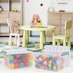 6-Pack Plastic Storage Bins with Lids, 20 L Clear Storage Containers - Image 5