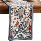 Patdrea Designer Vintage French Linen Table Runner,12"X71"-Ivar A by patdrea