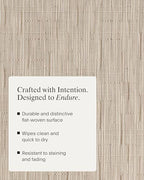 Chilewich Bamboo Placemats Set of 4, Round Woven Placemats - Image 3
