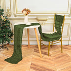 24 Pack Olive Green 10Ft Cheesecloth Table Runner - Image 5